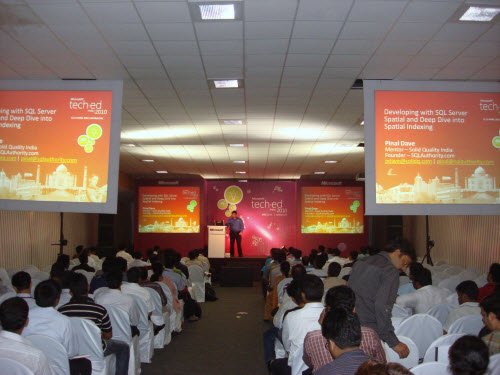 Pinal Dave at TechEd India 2010